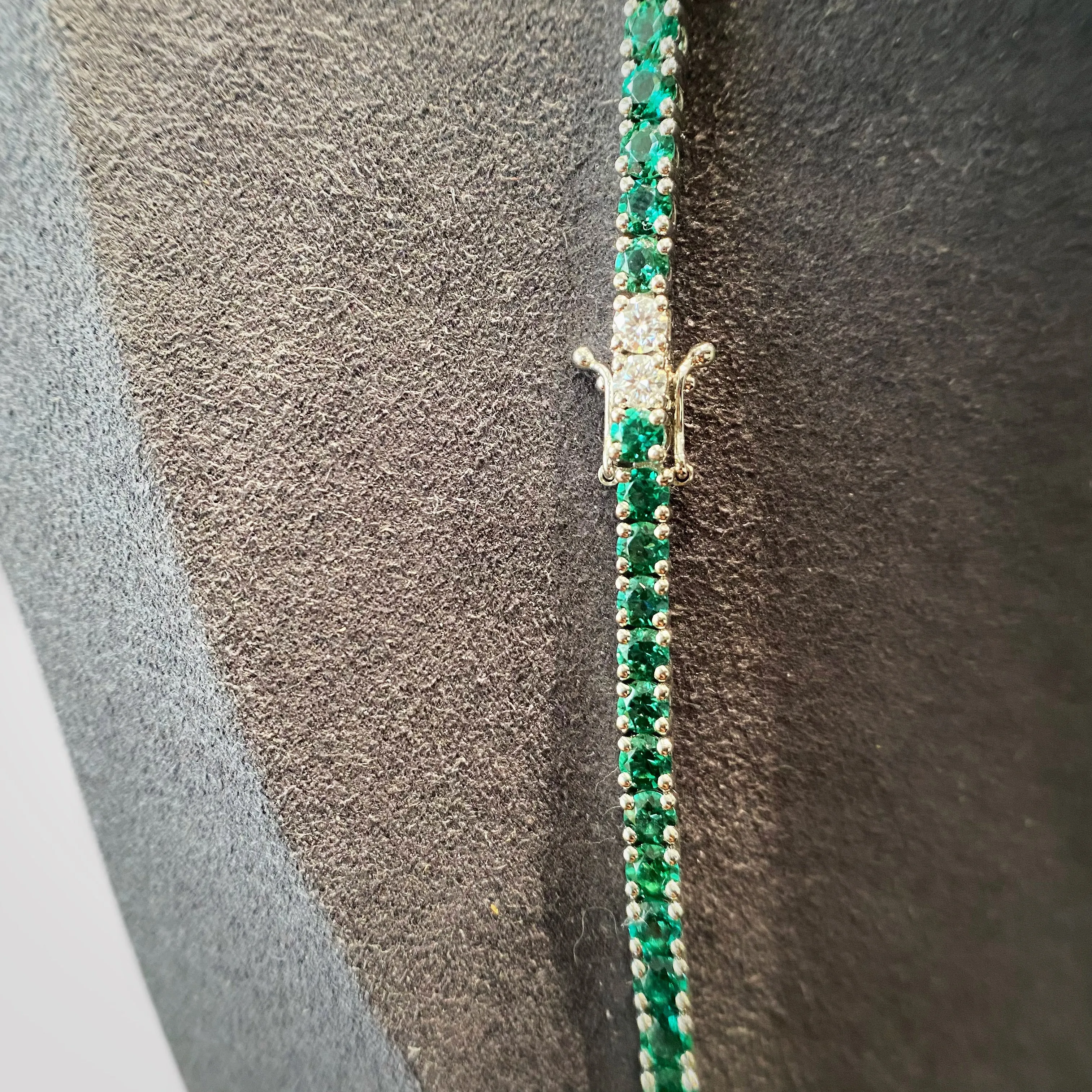 Emerald Tennis Necklace