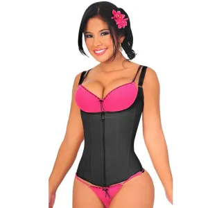 Faja Salome 0313 Lady's Vest Waist Trainer with Zipper - High Compression Line