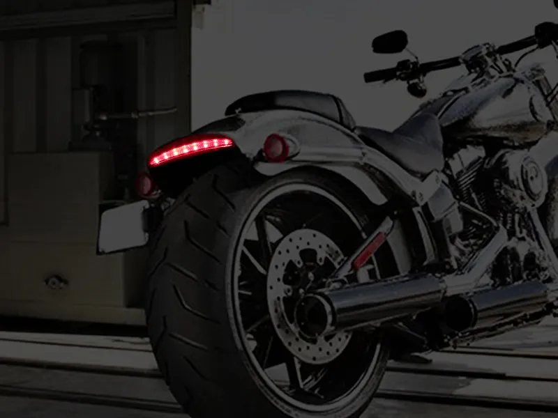 Fender Tail Light Brake Light Fits Harley Sportster XL 883 1200 Cafe Racer