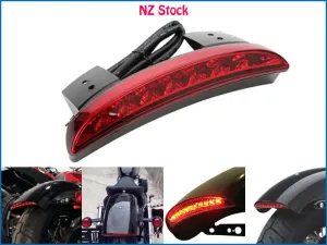 Fender Tail Light Brake Light Fits Harley Sportster XL 883 1200 Cafe Racer