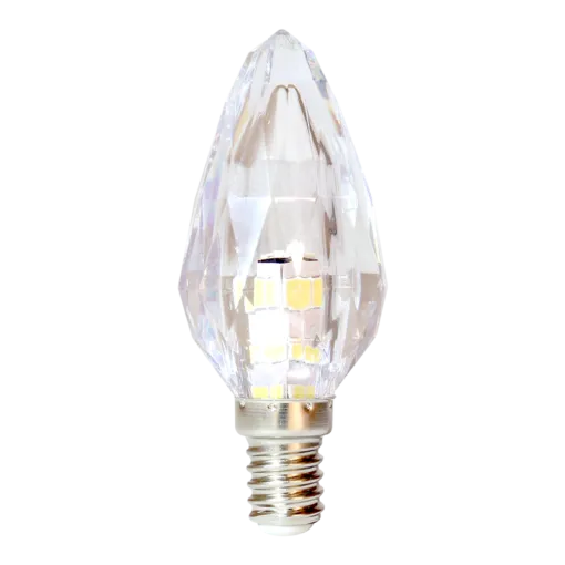 FLASH  LED CRYSTAL DECOR CANDLE 6000K XLED-CANC01D