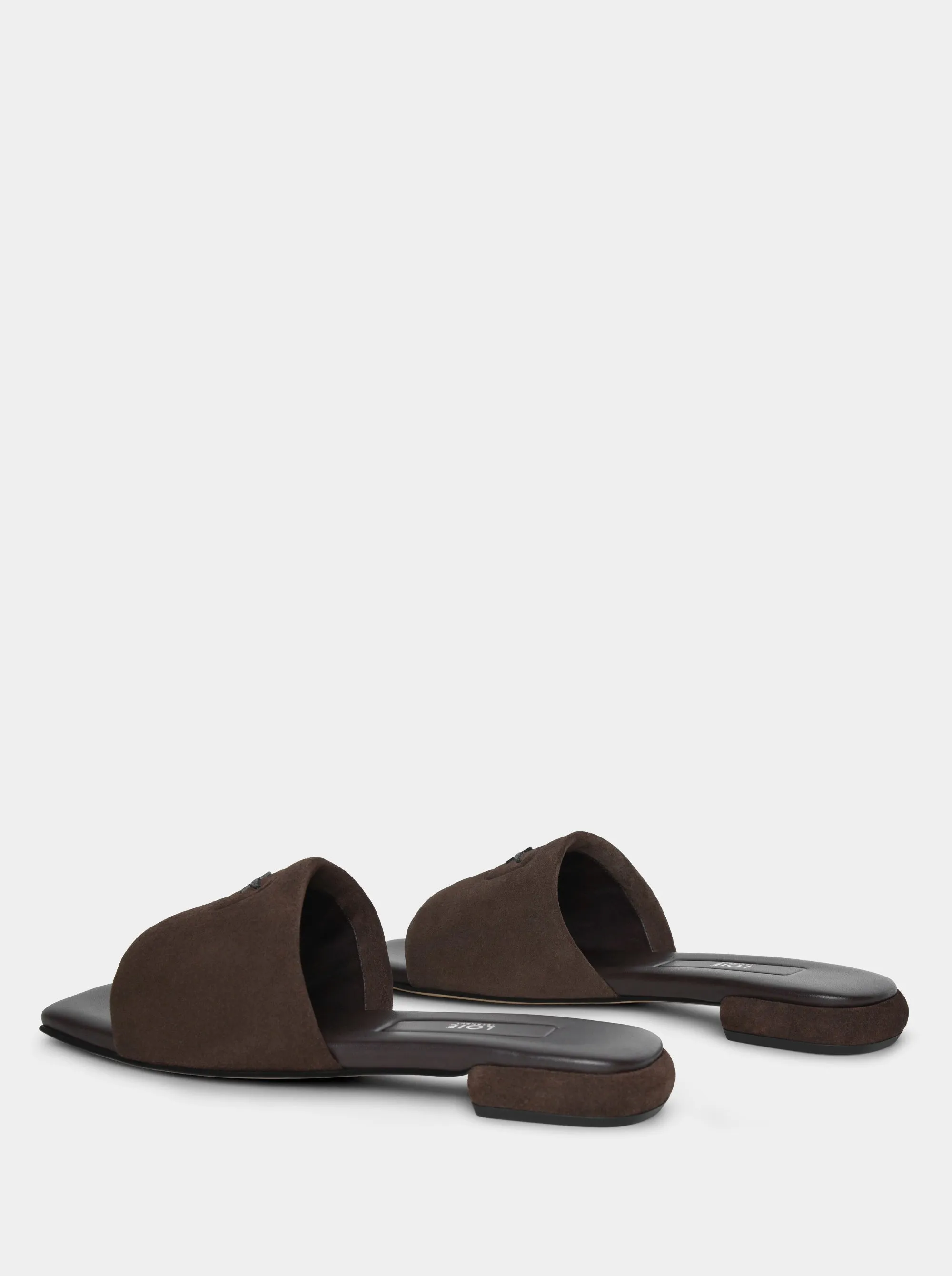 GAS BROWN SUEDE SLIPPERS