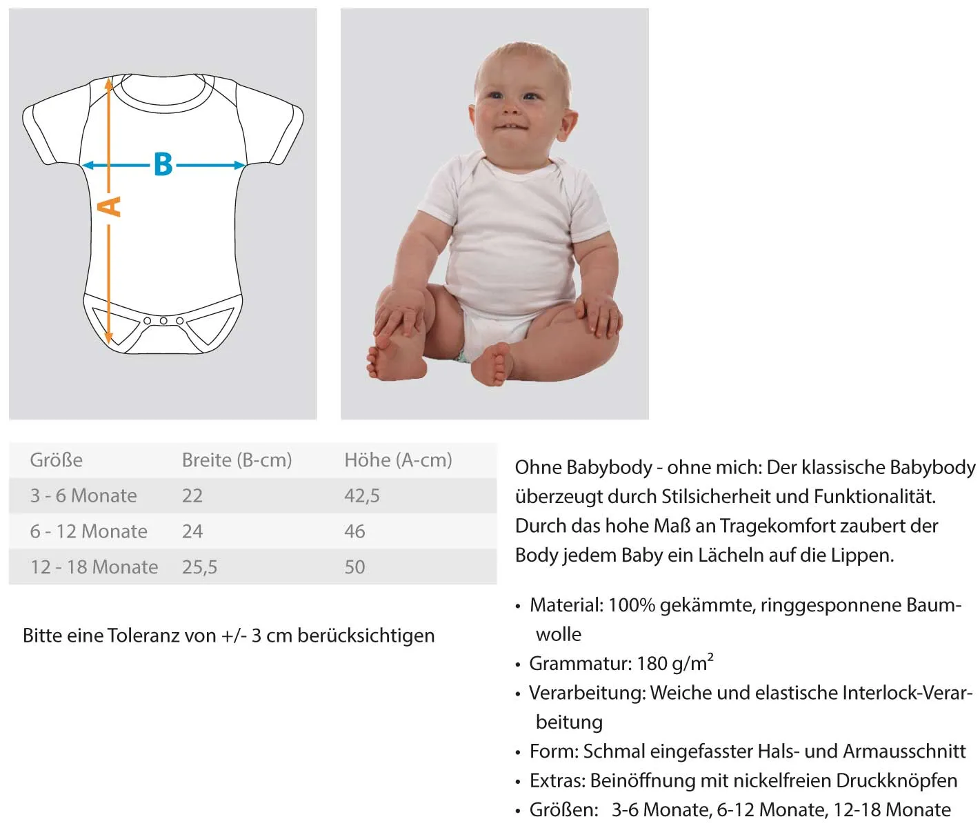 Geboren zum Wandern ...  - Baby Body