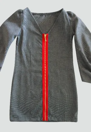 Girls Feminine Full Sleeved Ultra Short Tea Dress