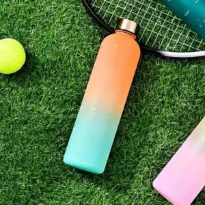 Gradient Time-Marked Tritan Water Bottle - 1000ml