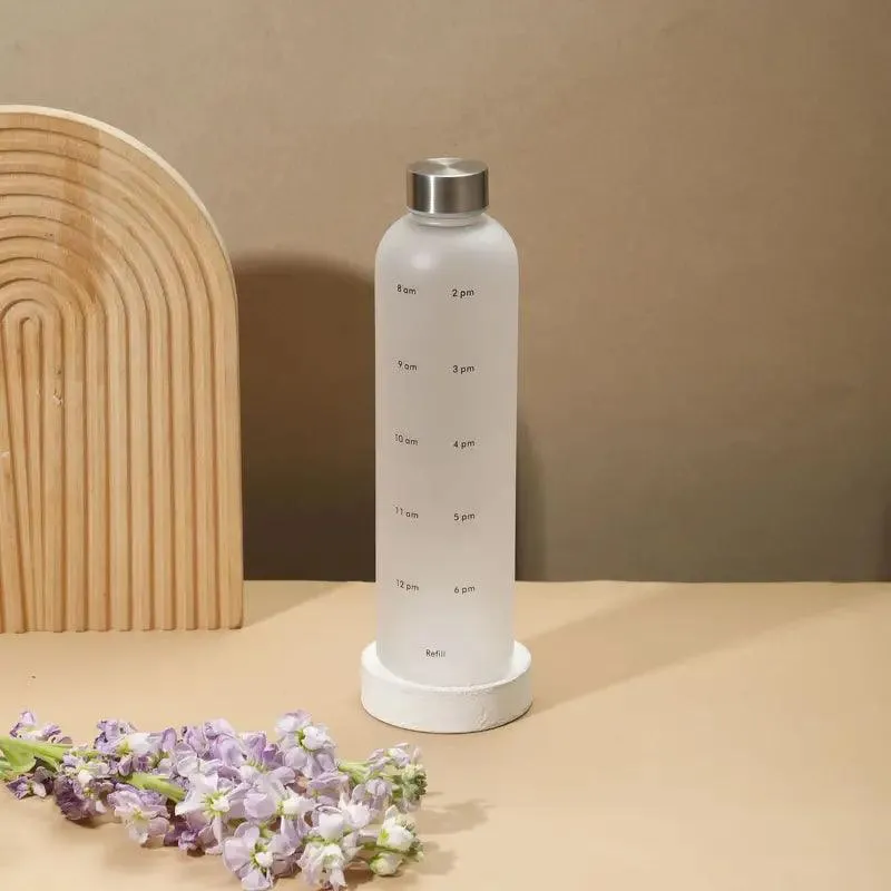 Gradient Time-Marked Tritan Water Bottle - 1000ml
