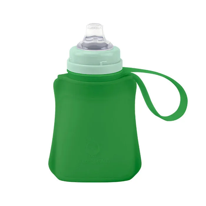 Green Sprouts Silicone and Sprout Ware® Sip & Straw Pocket (8 oz.) - Green 6M 