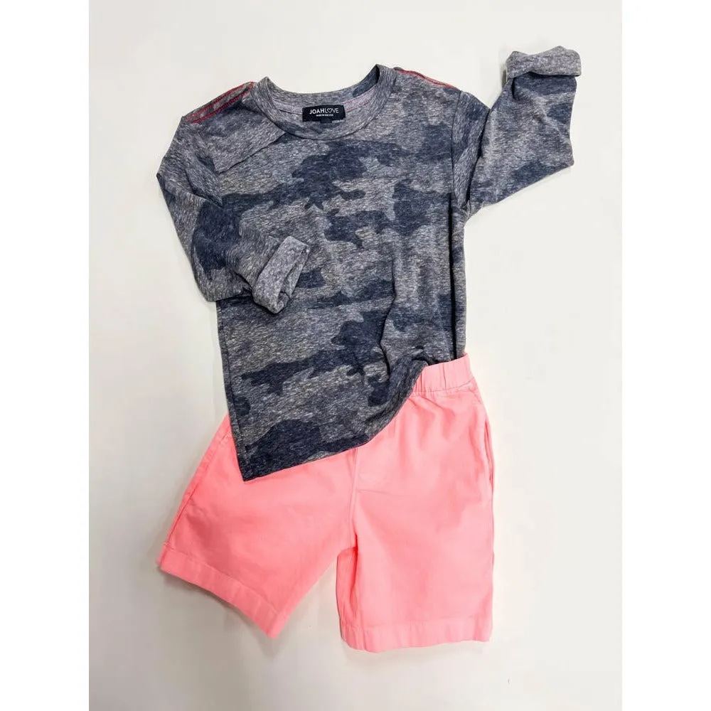 Hampton woven shorts | Coral