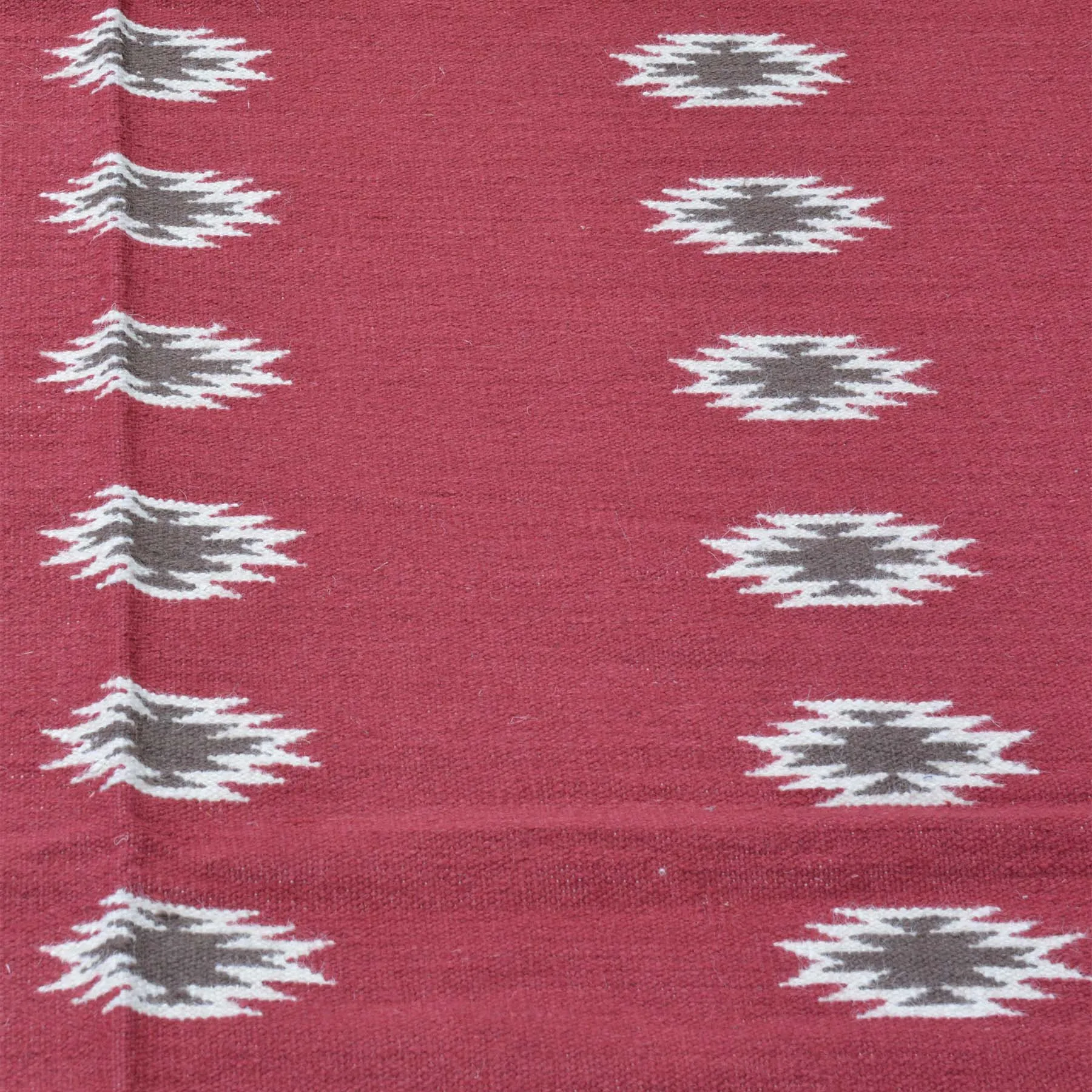 Hand-Woven Reversible Kilim Southwestern Design Wool Dhurrie Rug (Size 8.0 X 10.0) Brrsf-6018
