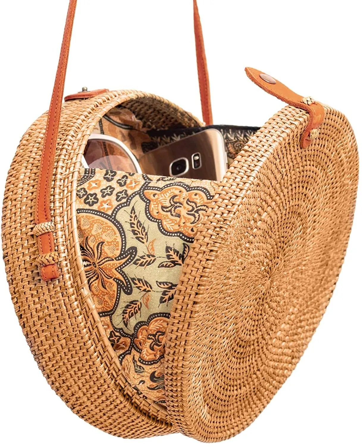 Handmade Woven Round Bag