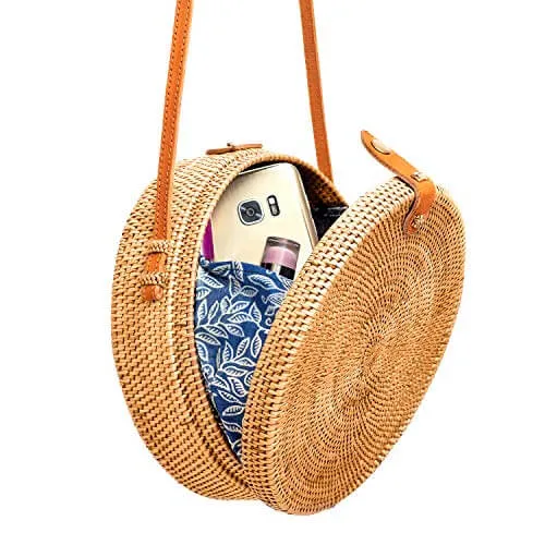 Handmade Woven Round Bag