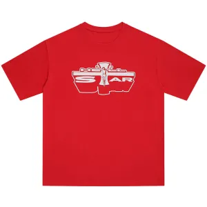 Hellstar Studios Jesus Emblem T-Shirt Red