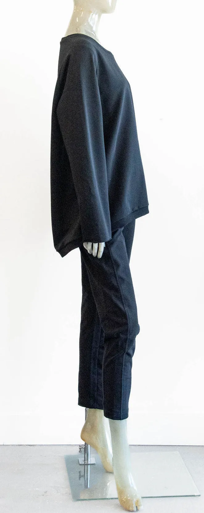 Henriette Steffensen Long Black Sweatshirt