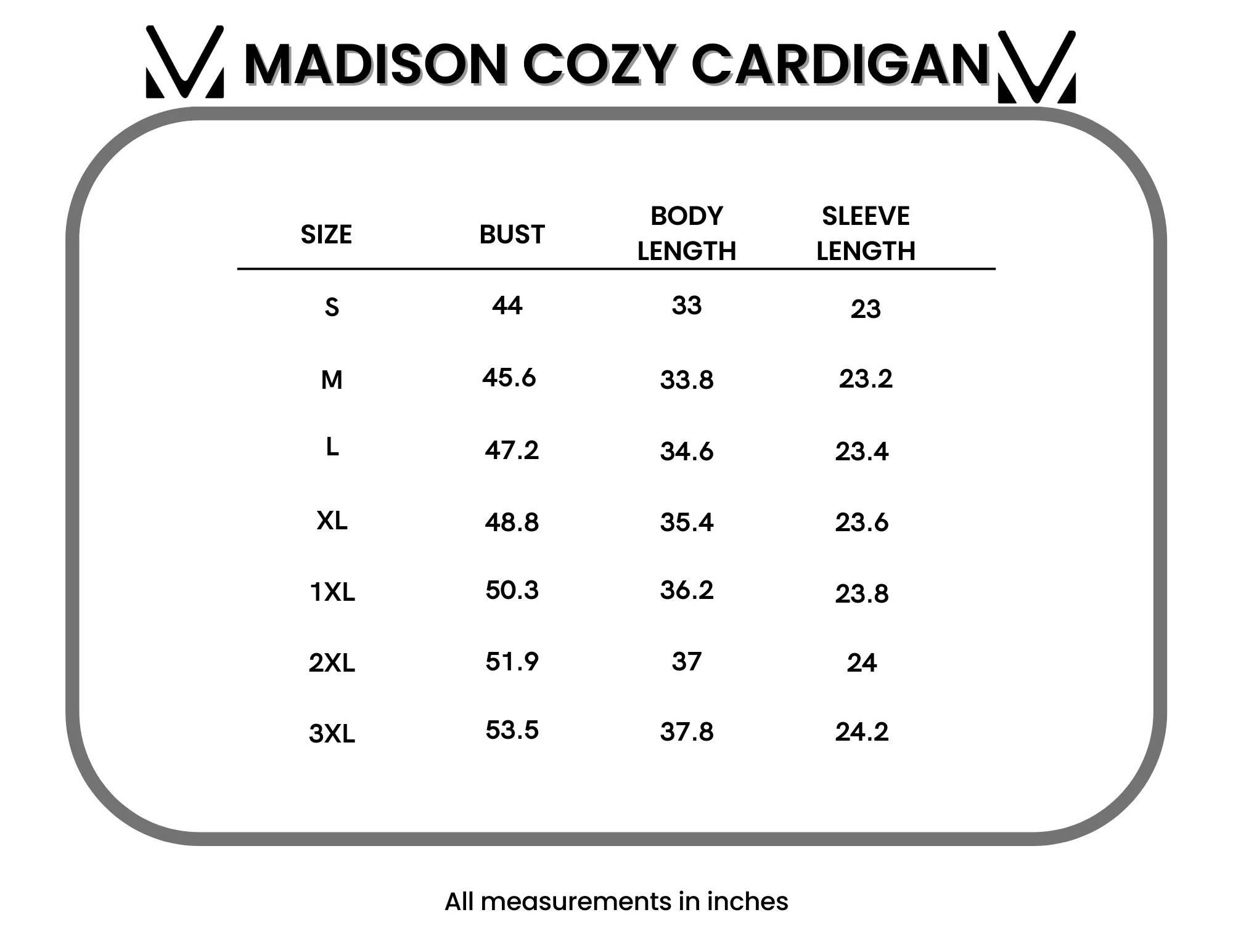 IN STOCK Madison Cozy Cardigan - Stormy Clouds FINAL SALE