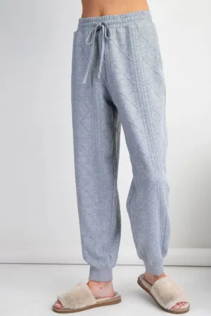 Kenzie Luxe Textured Jogger