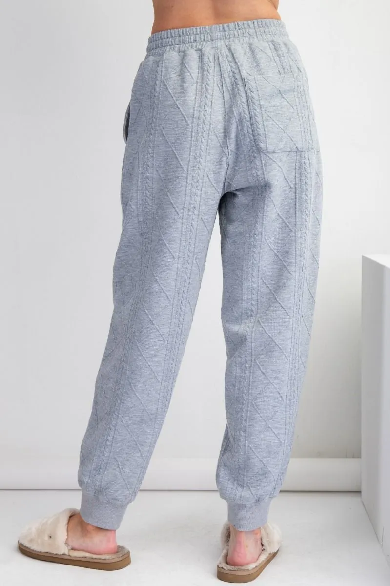 Kenzie Luxe Textured Jogger