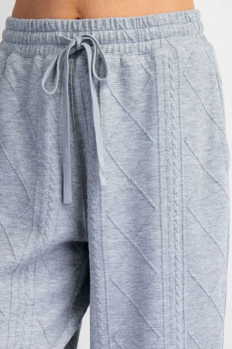 Kenzie Luxe Textured Jogger