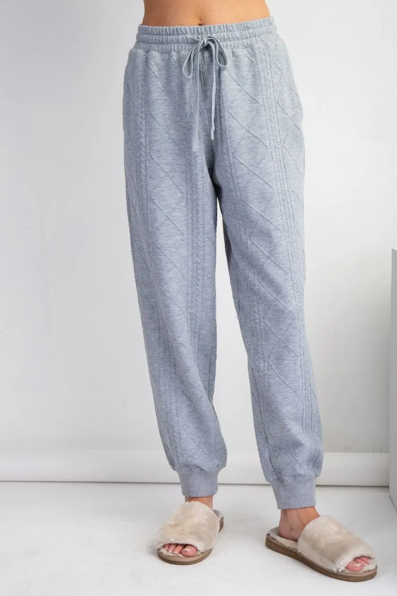 Kenzie Luxe Textured Jogger