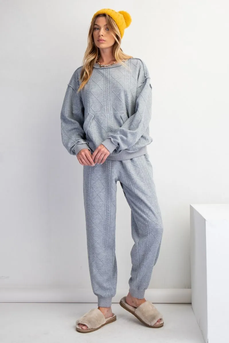 Kenzie Luxe Textured Jogger