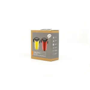Knog Mid Cobber Light Twin Pack (Front Rear Set)