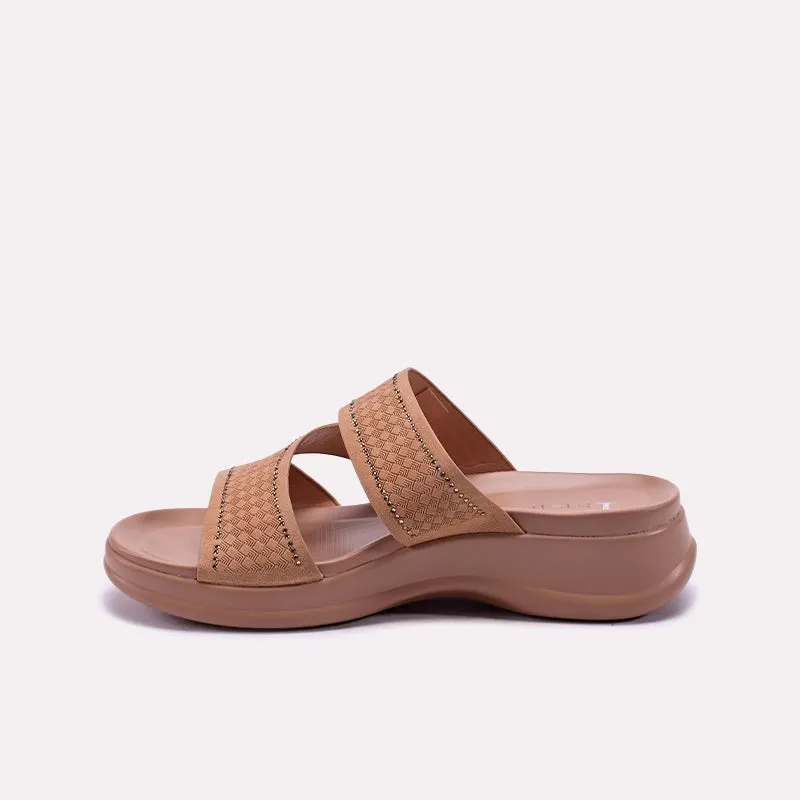 Light Brown Fancy Slippers 0412743