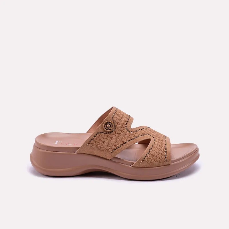Light Brown Fancy Slippers 0412743