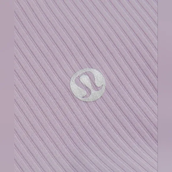 Lululemon Like a Cloud Ribbed Longline Bra D/DD (Purple Ash) Size 4