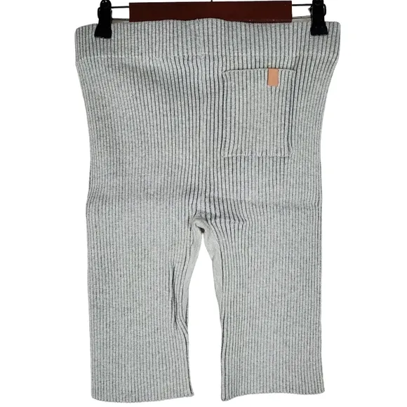 LUNYA Womens Shorts Size L Gray Pull On Cozy Cotton Silk Ribbed Bike Lounge $118