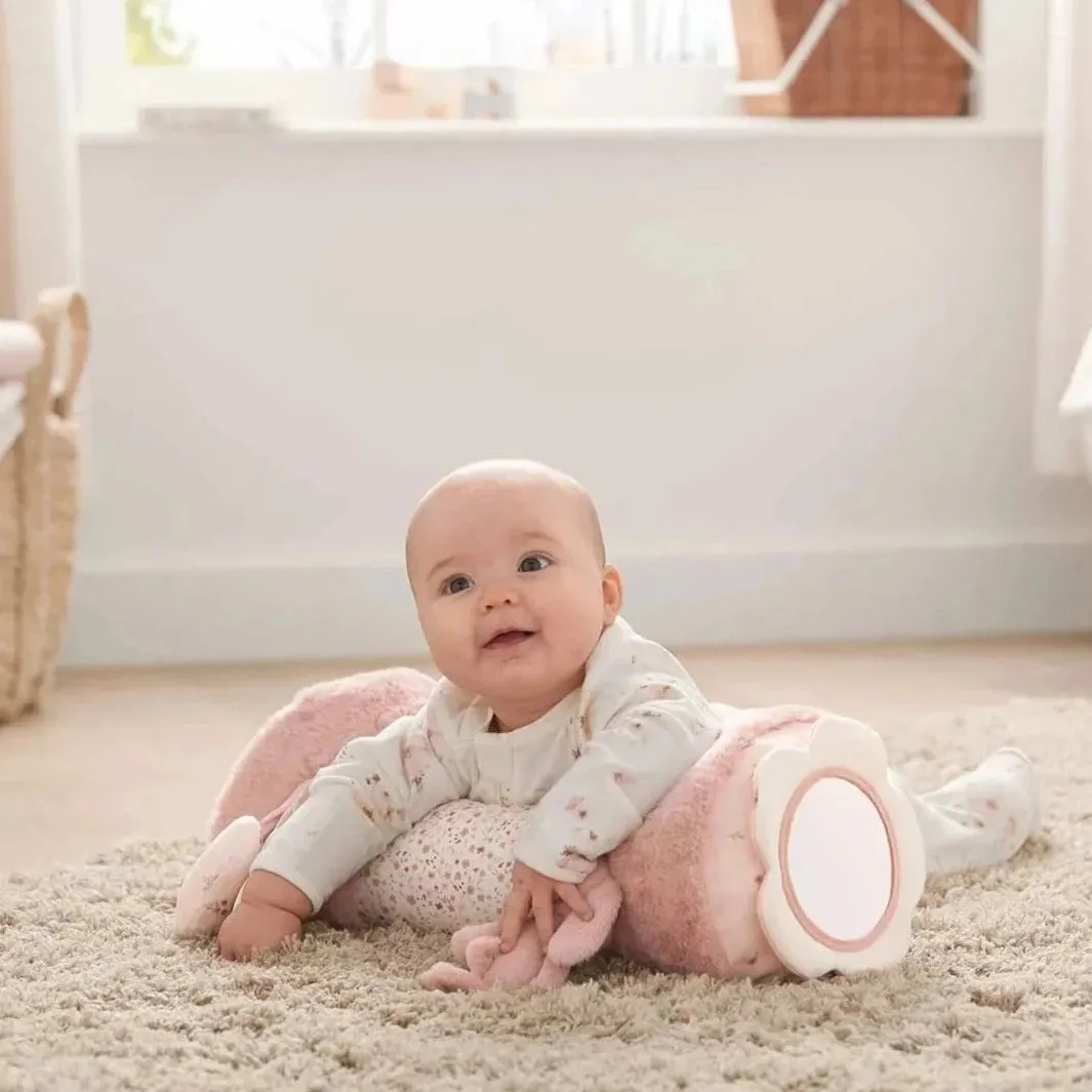 Mamas & Papas 'Welcome to the World' Bunny Tummy Time Roll - Pink