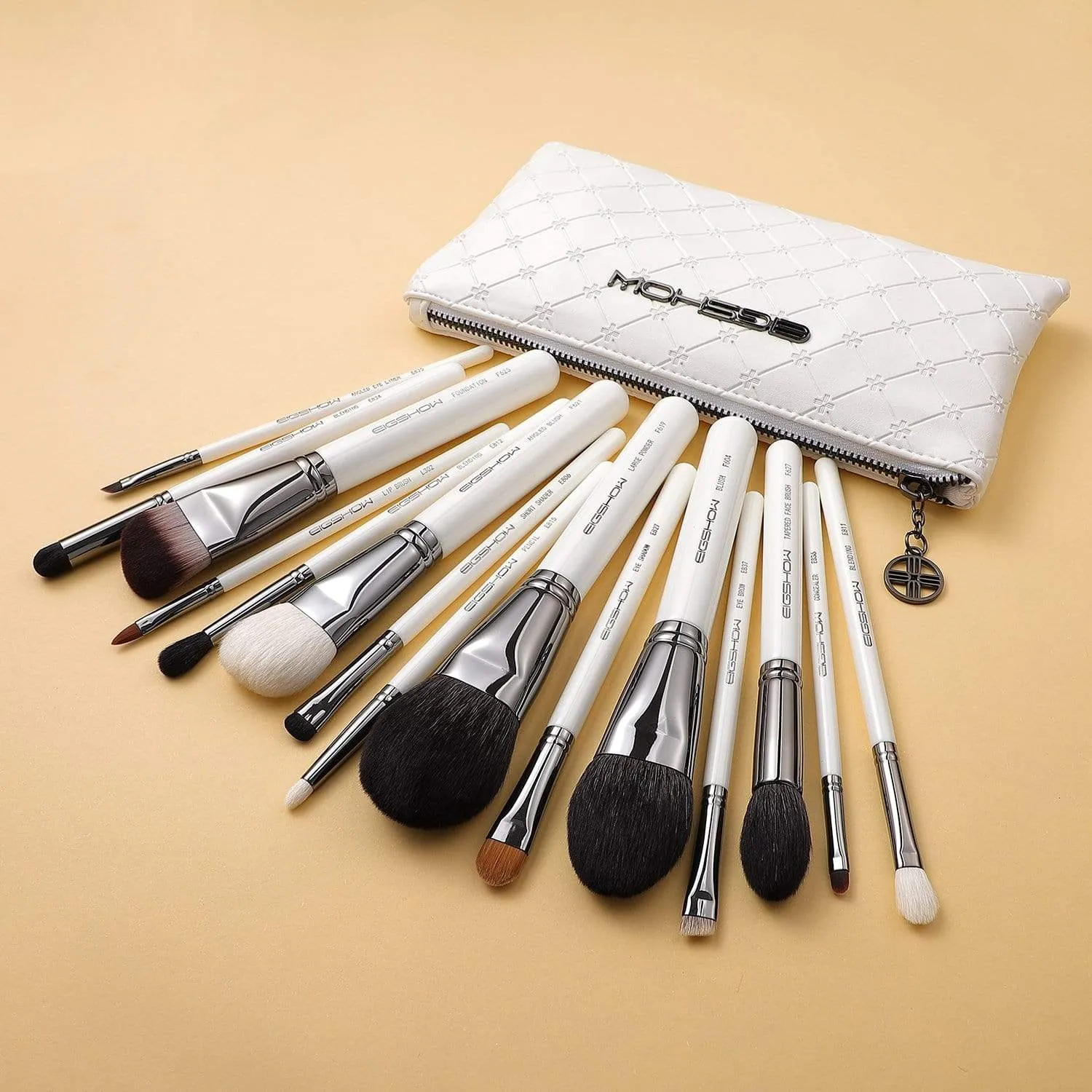 MASTER SERIES - 15 PCS CLASSIC BRUSH KIT -  LIGHT GUN BLACK