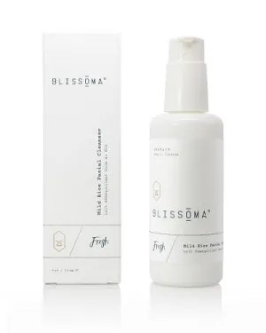 Men's All Natural Botanical Cream Facial Cleanser Fresh~ Mild Rice Facial Cleanser by Blissoma