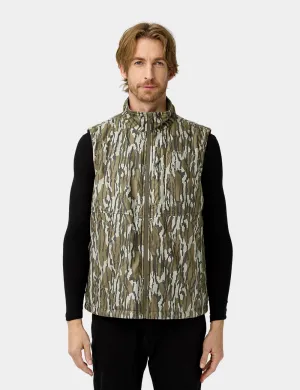 Men's Heated Hunting Vest - Camouflage, Mossy Oak® Bottomland
