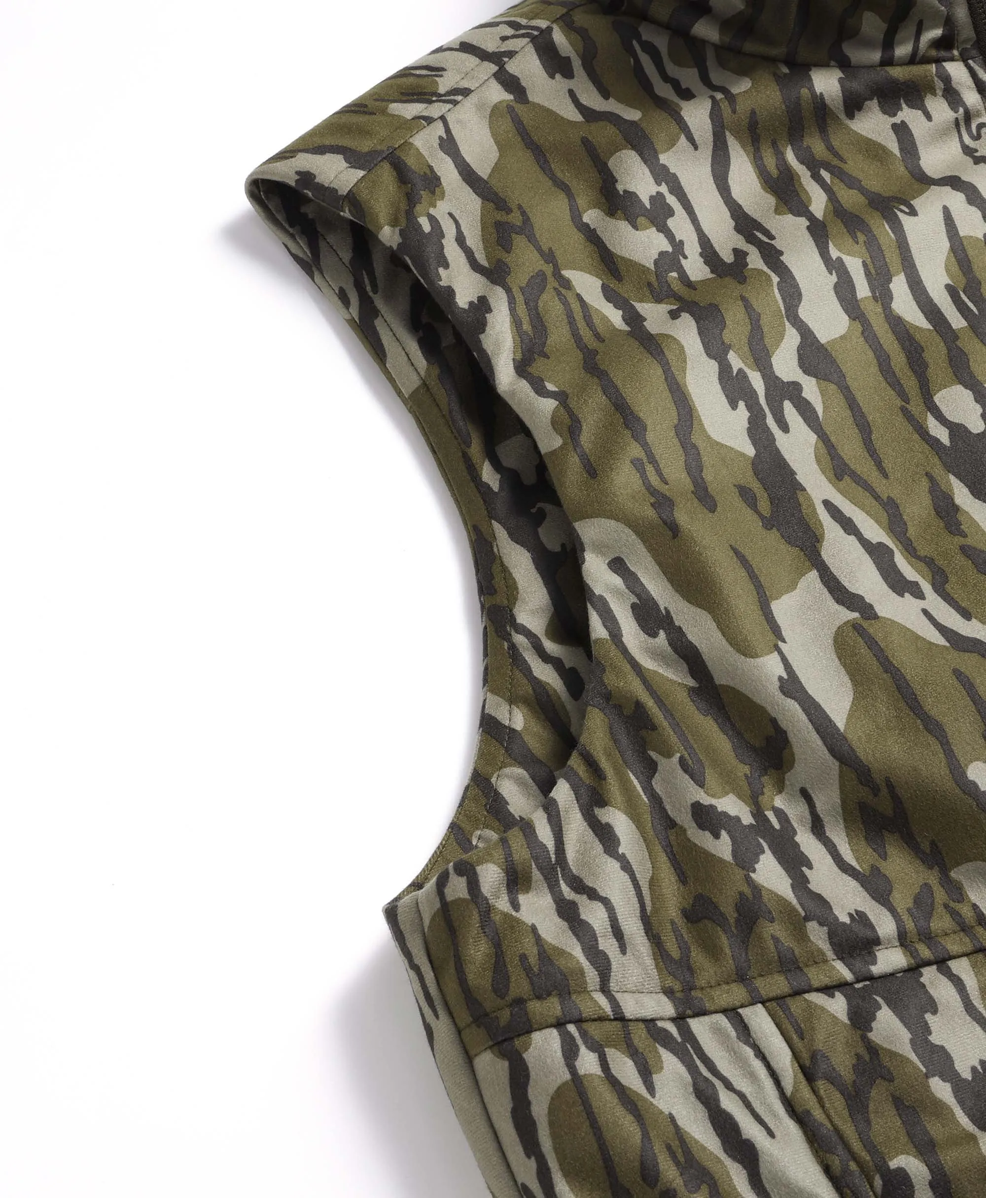 Men's Heated Hunting Vest - Camouflage, Mossy Oak® Bottomland