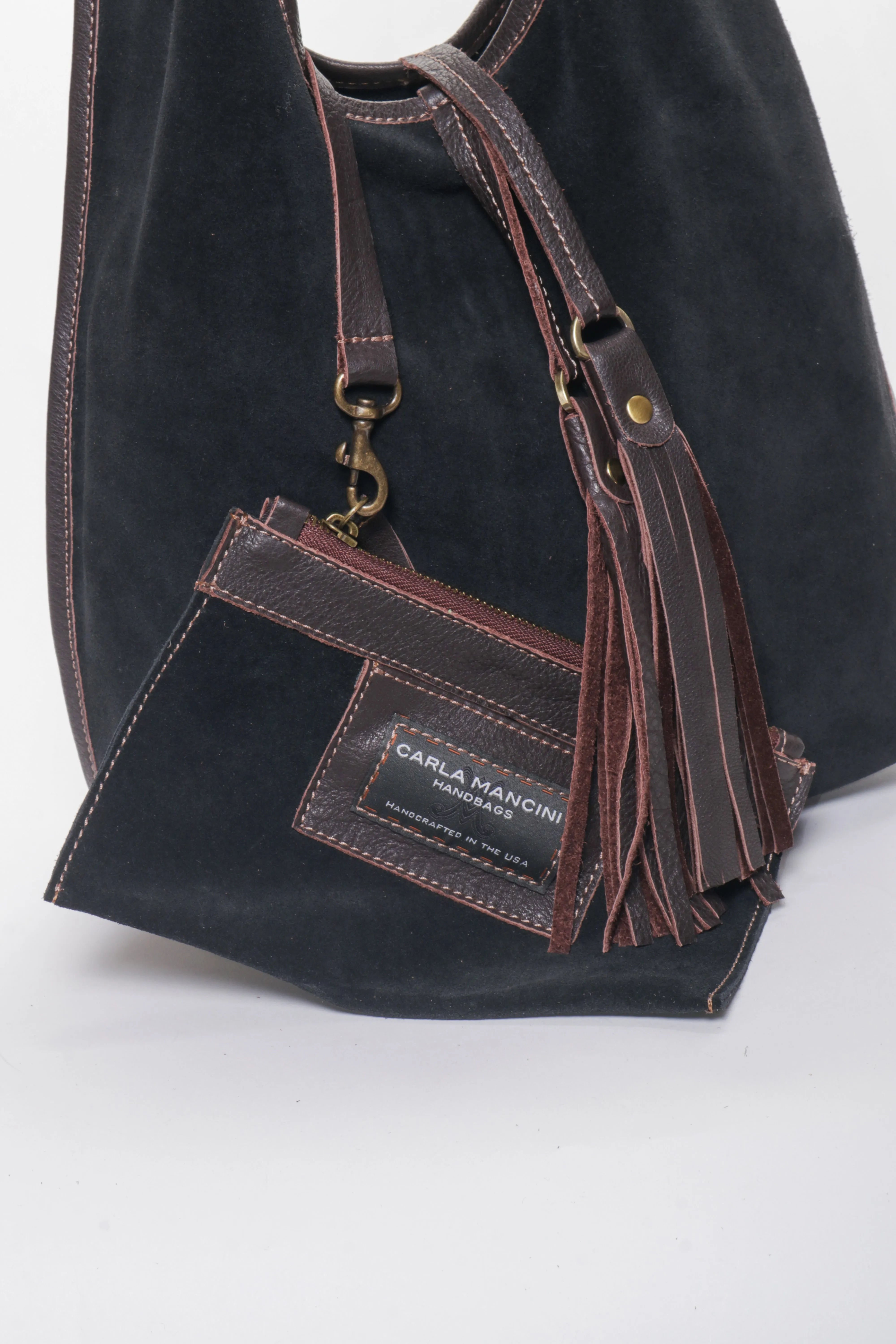MONICA Black Suede