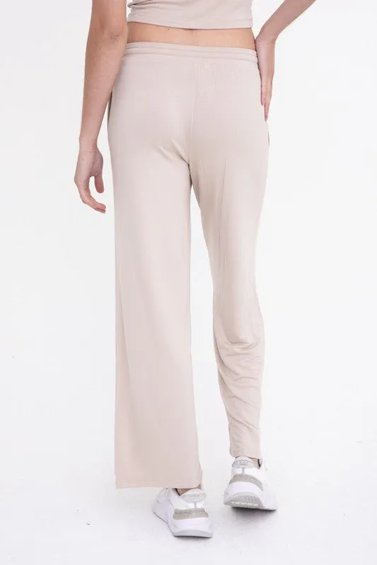 Mono B Mid-Rise Lounge Terry Pant