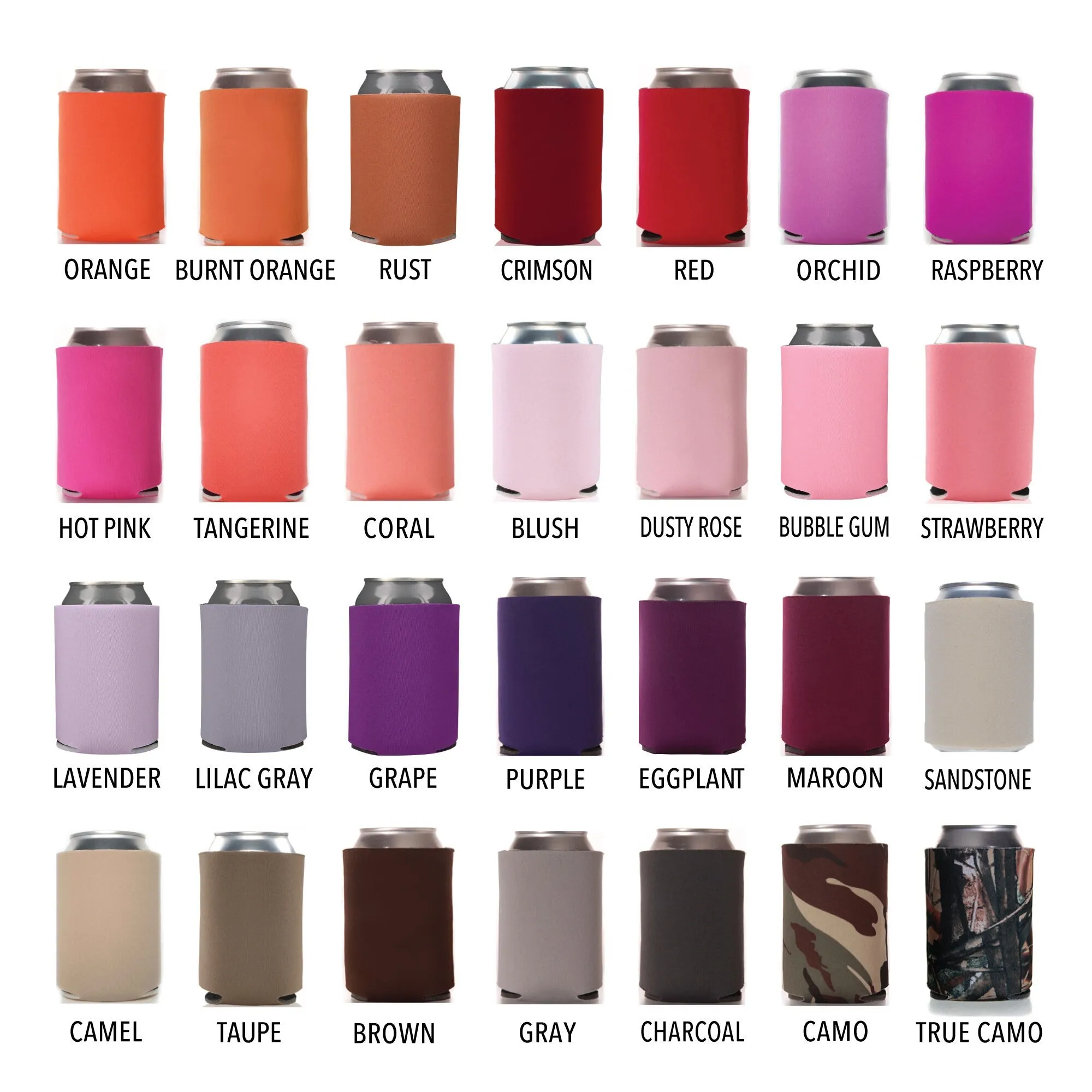 Monogram Crest - Wedding Can Cooler #7R