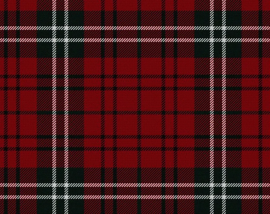 Morrison Red Modern Casual 4 Yard Kilt
