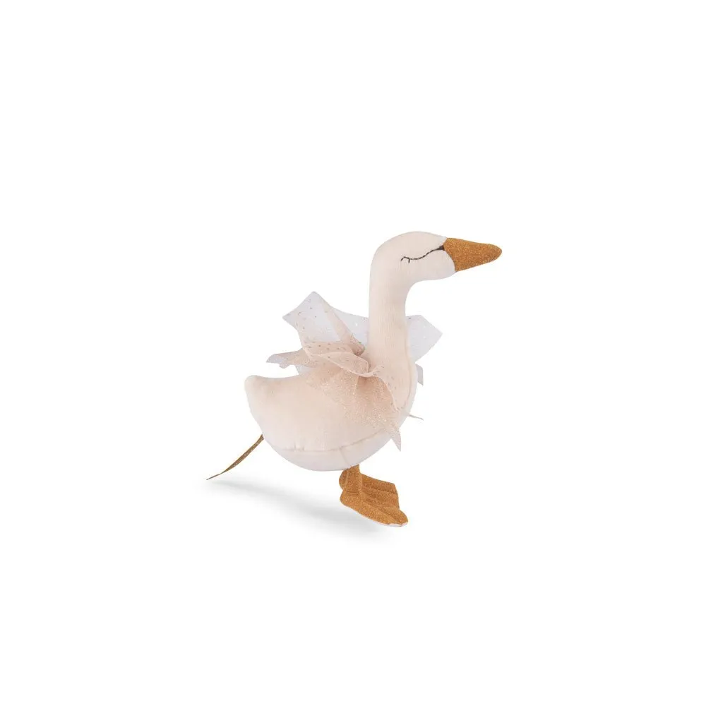 Moulin Roty Petite Ecole De Danse - Swan Rattle, tulle wings