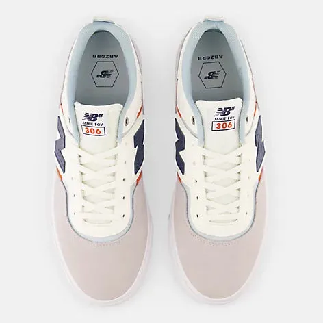 New Balance Numeric 306 Jamie Foy Skateboard Shoe - Grey/White