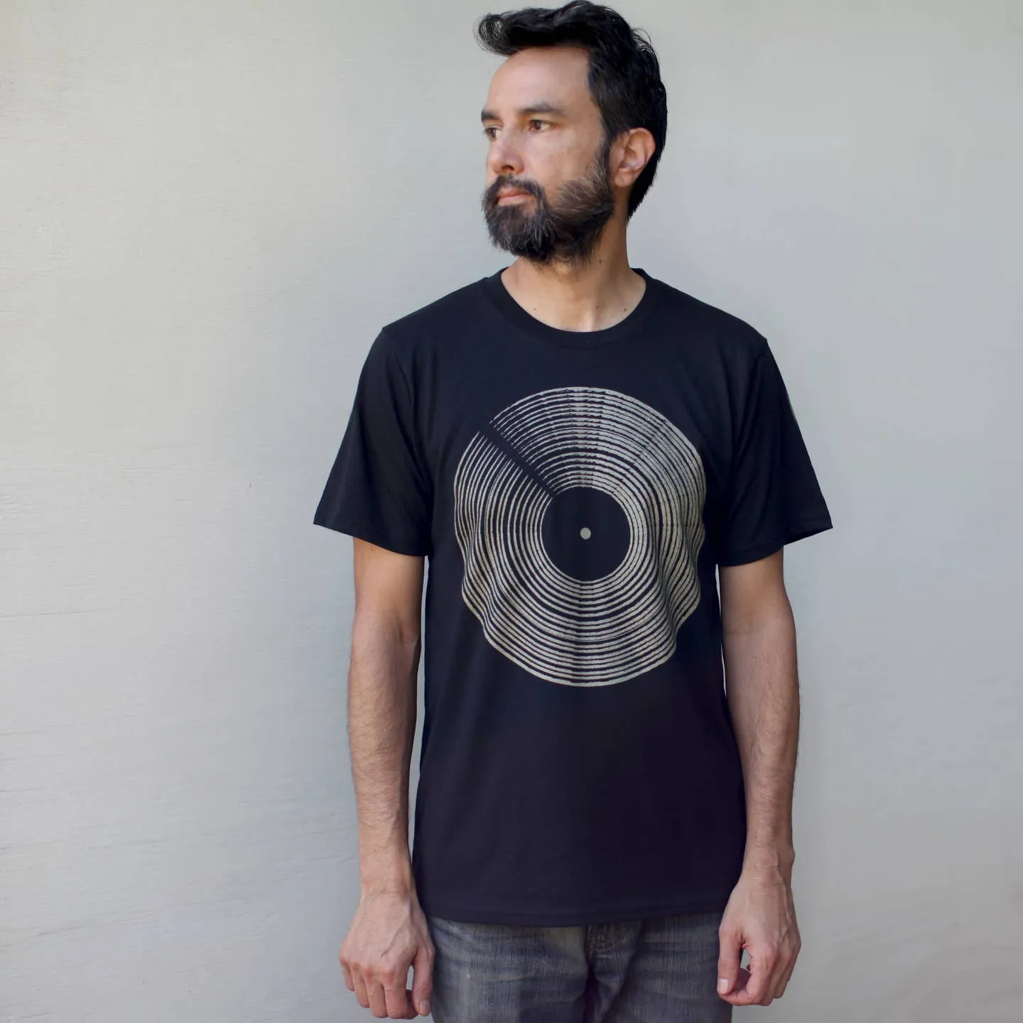 NEW! Gold Record LP Vinyl Record Mens Tee by Blackbird Supply Co.
