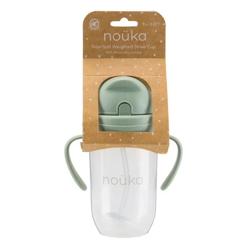 noüka Non-Spill Weighted Straw Cup  9 oz - Bloom (Min. of 2 PK, Multiples of 2 PK)