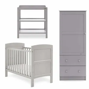 OBABY Grace Mini 3 Piece Room Set - Warm Grey