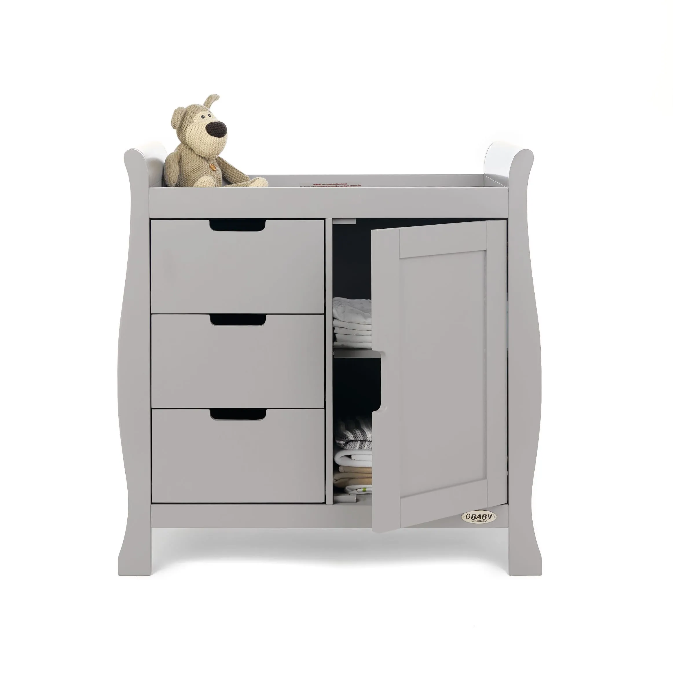 Obaby Stamford Luxe 5 Piece Room Set Warm Grey