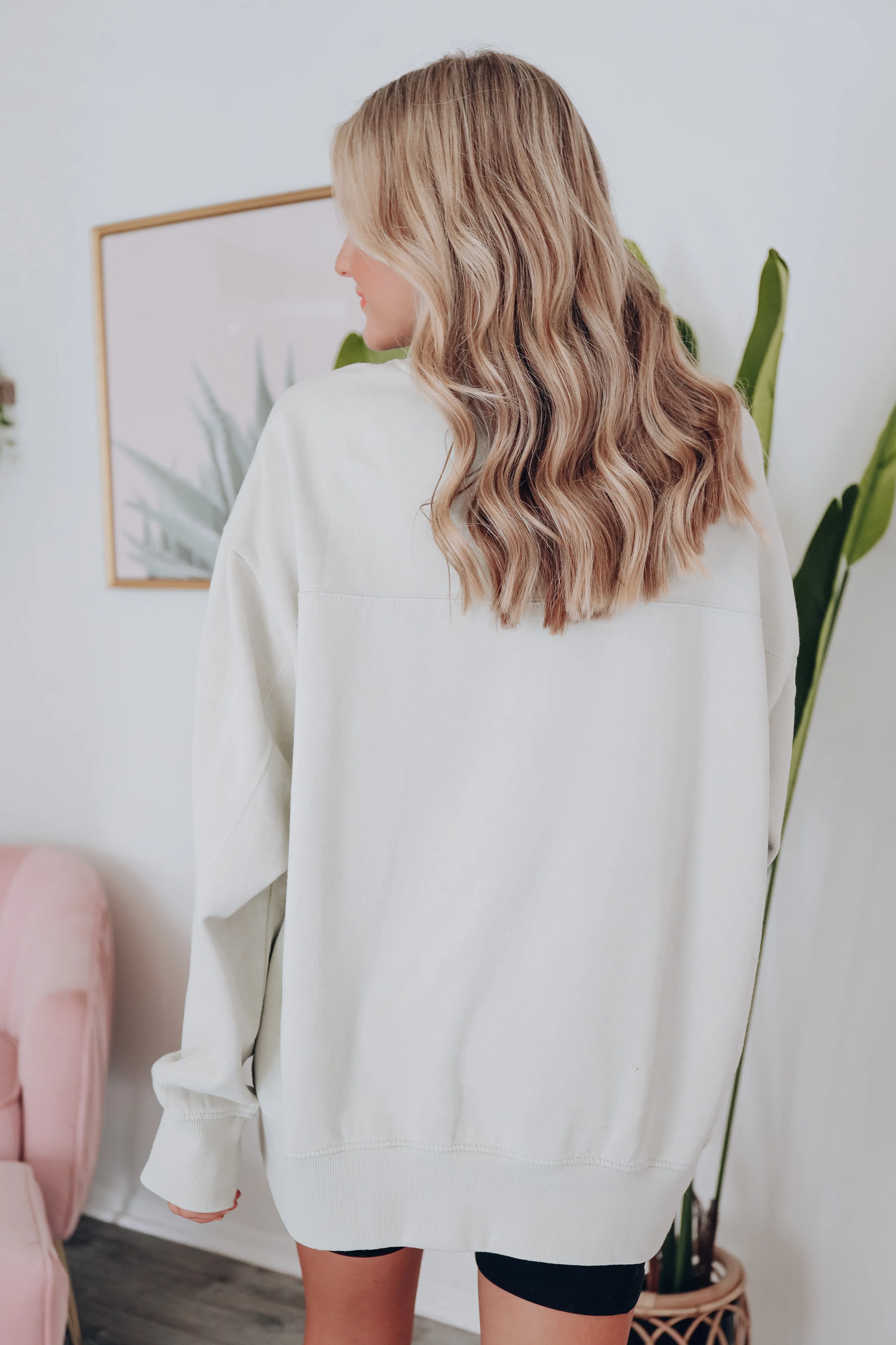 Oh So Cozy Crew Neck Sweatshirt - Sage