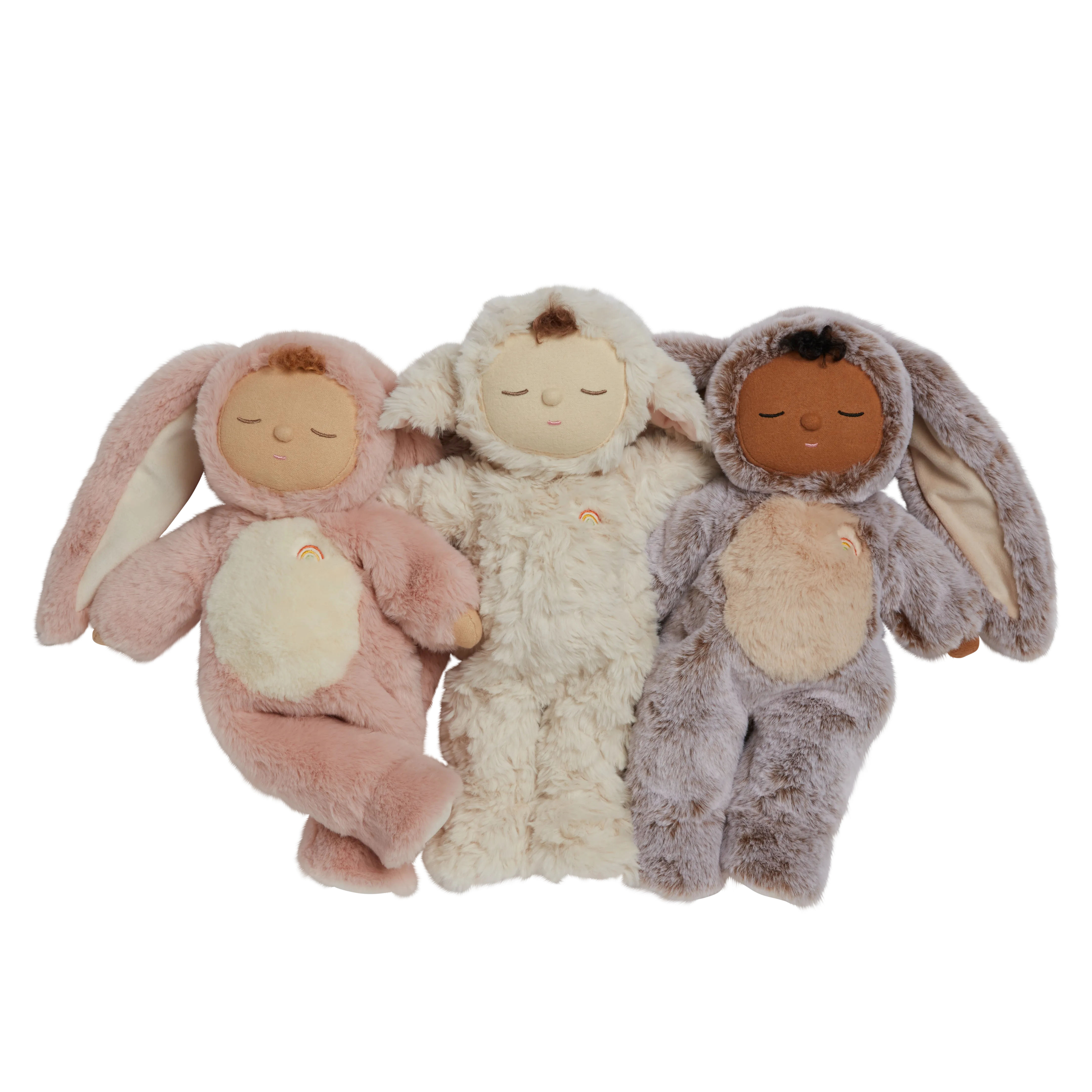 Olliella Cozy Dinkums Bunny - Muffin - Cocoa Cream