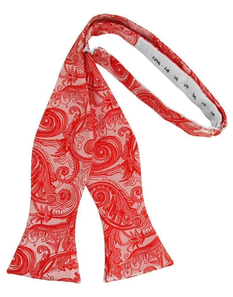 Persimmon Tapestry Bow Tie