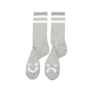 Polar Happy Sad Socks Grey
