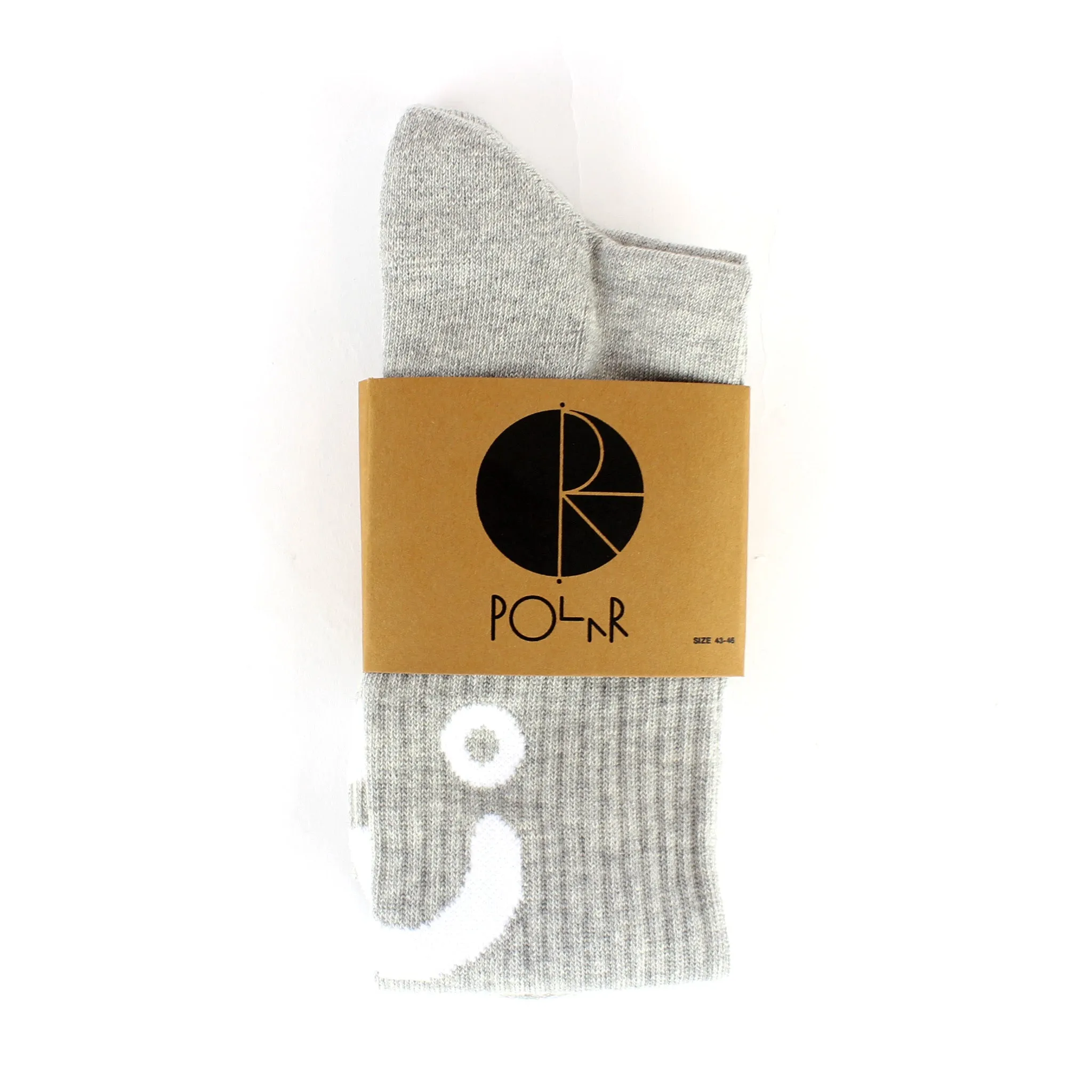 Polar Happy Sad Socks Grey