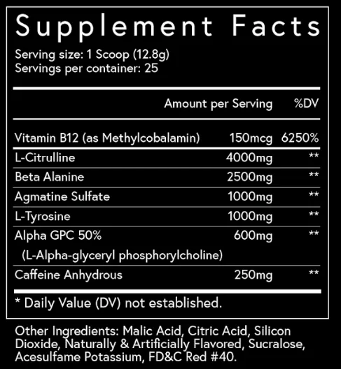 Pre Workout - Fruit Punch