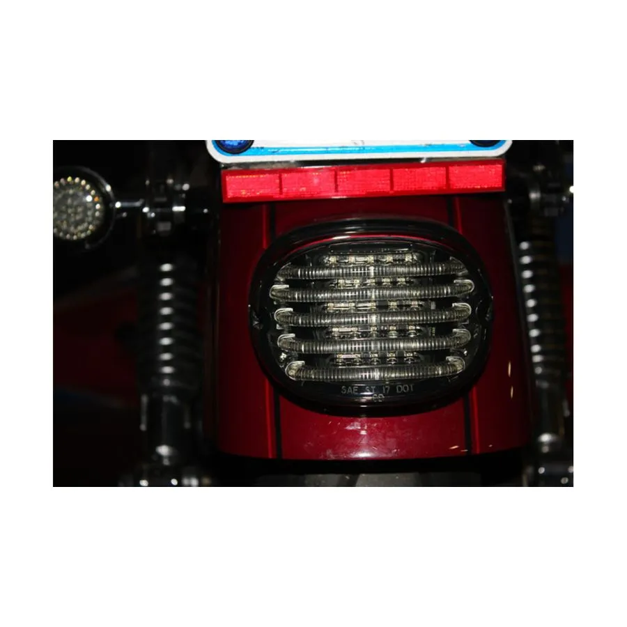 ProBEAM Low Profile LED Taillight For Harley 1999-2023 - Smoke w/License Light